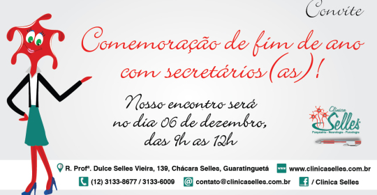 6 de dezembro – Comemoração com Secretários(as) e Recepcionistas da Saúde